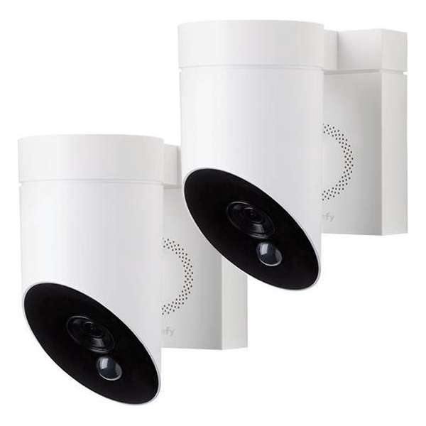 Somfy Outdoor Beveiligingscamera - Wit - 2 stuks