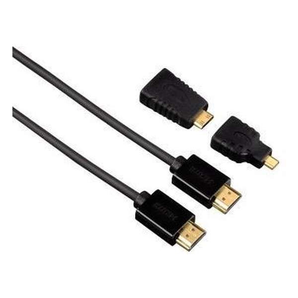 Hama HDMI Kabel 1.5 Mtr + 2 Adapters