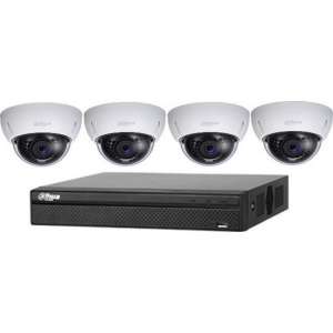 IP Camerasysteem Dahua 2 Megapixel | 4 cameras met NVR | Professionele Camerabeveiliging | Voor Binnen als Buiten