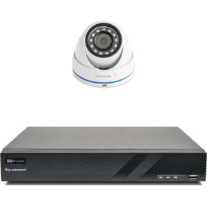 1x Basic Dome Beveiligingscamera set met Sony 2MP Cmos