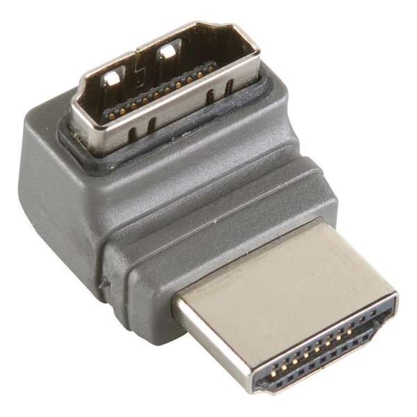 Bandridge BVP136 HDMI A HDMI A Grijs kabeladapter/verloopstukje