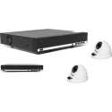 2 x Ip camera + dvr beveiligingscamera