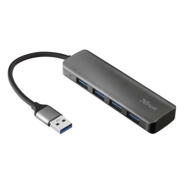 Trust Halyx - 4-Port USB 3.2 Hub - 5 Gbps