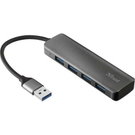 Trust Halyx - 4-Port USB 3.2 Hub - 5 Gbps