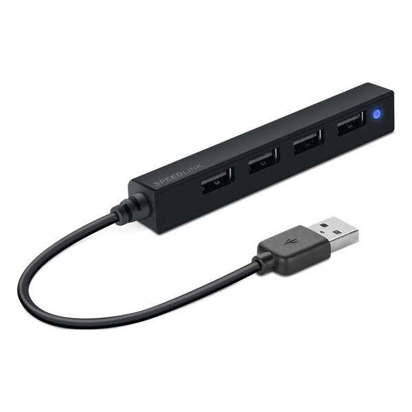 Speedlink Snappy Slim - USB Hub - 4 Poort - USB 2.0