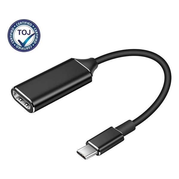 USB C naar 4K HDMI Adapter - USBC Hub - Zwart