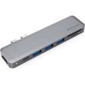 Dodocool USB C Hub DC53 - 3 x USB - HDMI - Voeding - (micro) SD