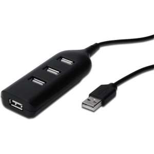 Digitus 4-poorts USB hub - USB2.0 - 0,30 meter