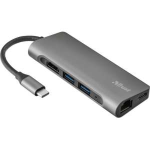 TRUST Dalyx Aluminium 7-in-1 USB-C Multi-port Adapter