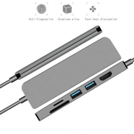 USB-C HUB macbook Dell HP Lenovo. sd card