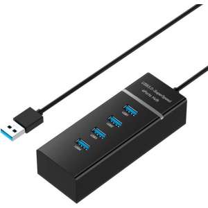 DrPhone Xtreme 4 Poort 5GBPS USB 3.0 Hub Splitter Computer Notebook Laptop / Windows / Mac OS / Linux - Zwart