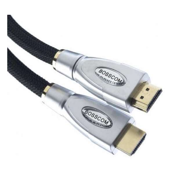 Bosscom HDMI 1.4  HDMI 1.4 kabel 7m met demontabele stekers halogeenvrij