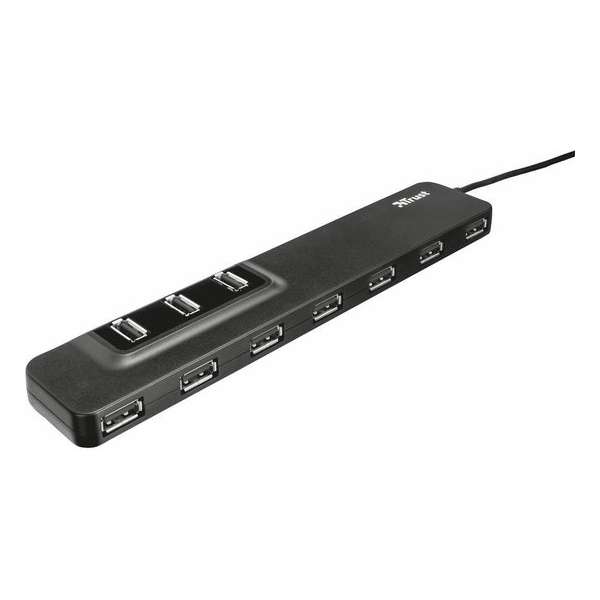 Trust Oila - 10 Poorts USB 2.0 Hub