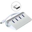 LOUZIR 4 Ports Aluminium USB 3.0 High Speed Hub 4 Ports Aluminium USB 3.0 High Speed Hub