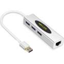 Ninzer® USB HUB 3.0 + Gigabit Ethernet LAN RJ45 internet aansluiting