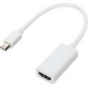 MMOBIEL Mini Display Port naar HDMI Adapter voor Macbook - Mac - Microsoft - Thunderbolt - WIT