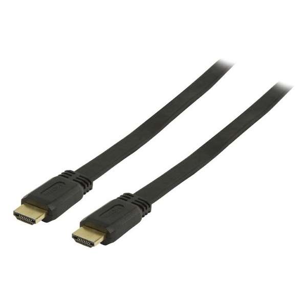 Valueline Vgvp34100b75 Platte High Speed Hdmi Kabel met Ethernet Hdmi Connector - Hdmi Connector 7,50 M Zwart