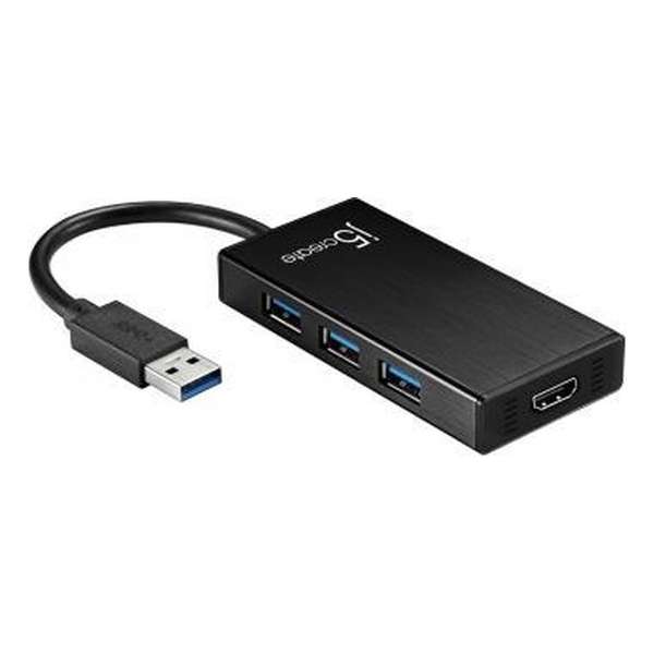 j5create USB 3.0 Multi adapter HDMI & 3-port HUB