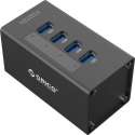 Orico - 4 Poort USB 3.0 HUB met 12V stroom adapter