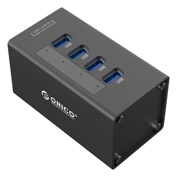 Orico - 4 Poort USB 3.0 HUB met 12V stroom adapter