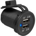 Proplus Dubbele Usb-inbouwdoos 12/24 Volt 29 Mm Blister