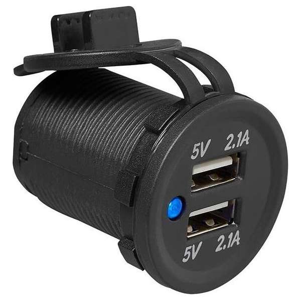 Proplus Dubbele Usb-inbouwdoos 12/24 Volt 29 Mm Blister