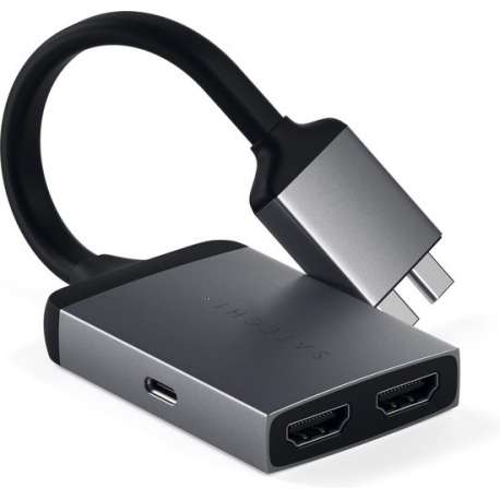 Satechi Type-C Dual HDMI Adapter - Space Grey