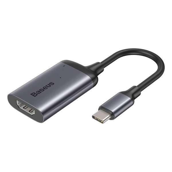 Baseus - USB-C Male naar HDMI en Type-C PD Female Adapter - Output 4K @60Hz