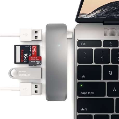 Satechi Type-C USB Combo Hub - Space Grey