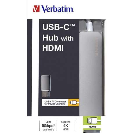 Verbatim USB-C-Hub met HDMI