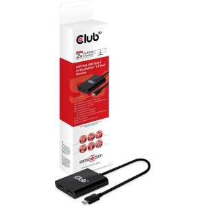 CLUB3D MST Hub USB3.1 (Gen1) Type C to DisplayPort™ 1.2 Dual Monitor