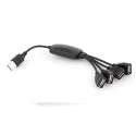 4 Poorts Usb Hub - USB 2.0 - 4 Poorten - Zwart