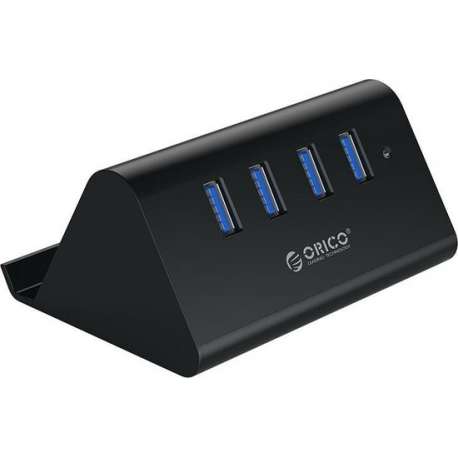 Orico USB 3.0 Hub 4 poorten - smartphone/tablethouder - Zwart