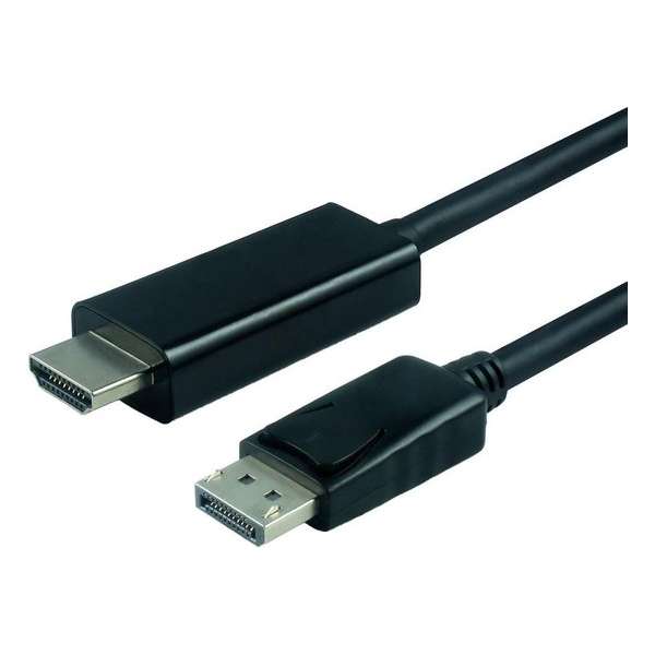 ACT AK3987 0.5m DisplayPort HDMI Zwart video kabel adapter