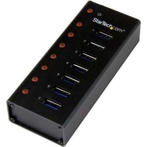 7 Port USB 3.0 Hub - Desktop /Wall-Mount