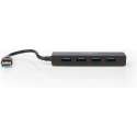 Nedis - 4 poort USB 3.0 Hub