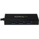 Draagbare USB - 3-poorts - 3.0-hub plus Gigabit Ethernet