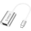 Orico USB-C naar VGA adapter 4K 1080P @60Hz - Aluminium - Zilver