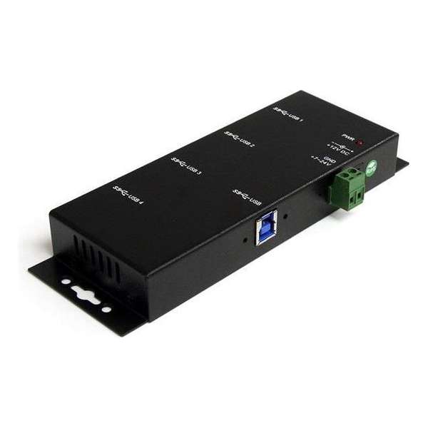 StarTech.com interface hubs Monteerbare 4-poort robuuste industriële SuperSpeed USB 3.0 Hub