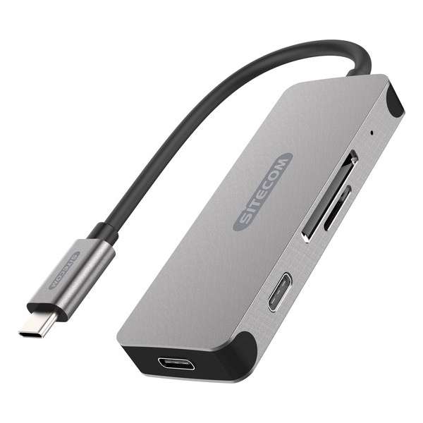 Sitecom CN-406 USB-C Hub & Cardreader