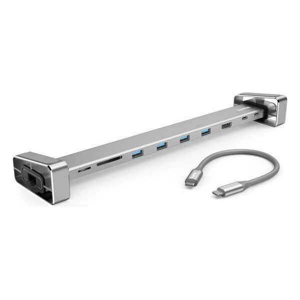 Hama 00135765 notebook dock & poortreplicator Bedraad USB 3.0 (3.1 Gen 1) Type-C Aluminium