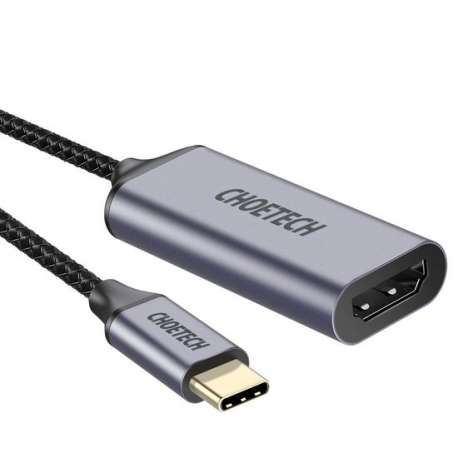 Choetech Aluminium USB-C naar HDMI adapter - 4Kx2K @60Hz - Coax