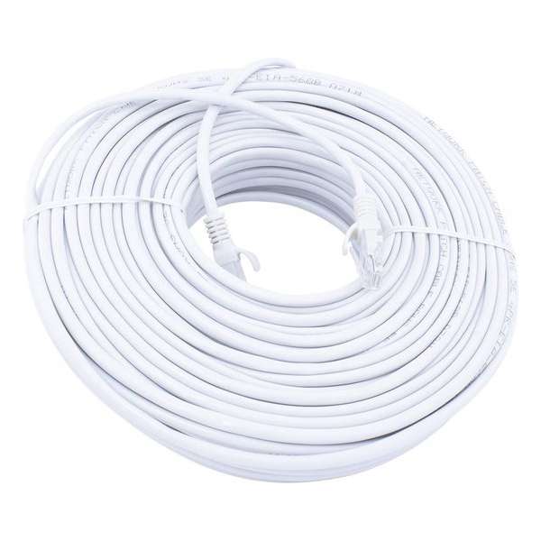 50 meter premium UTP kabel - Tot 1000 Mbps - Wit - Incl. RJ45 stekkers - Hoge kwaliteit