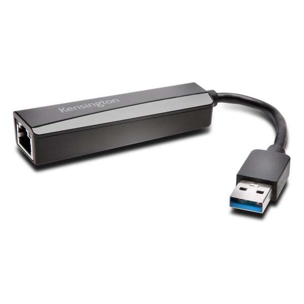 Kensington UA0000E USB 3.0 Ethernet Adapter — Black