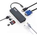 SBVR - 8 in 1 Type-C Multifunctionele Hub Adapter - Incl. HDMI & Ethernet