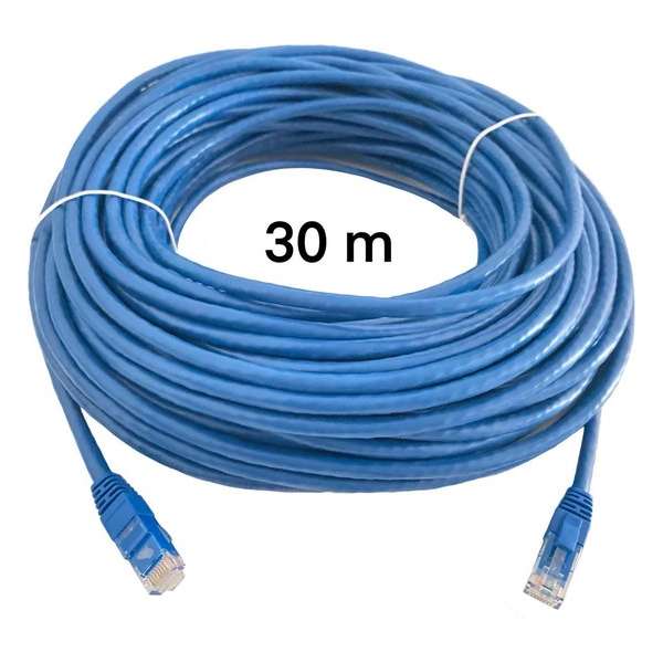 Internetkabel CAT 6 - 30 meter - RJ45 - Ethernet kabel - Netwerkkabel - UTP Kabel