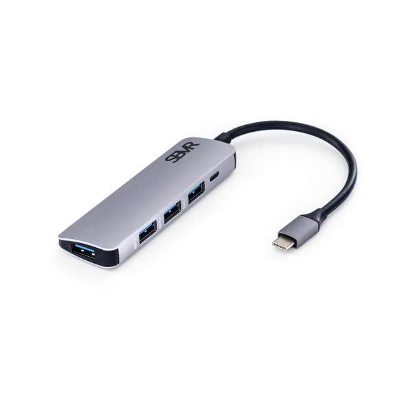 SBVR - 5 in 1 Type-C Multifunctionele Hub - 4x USB 3.0 / Micro USB