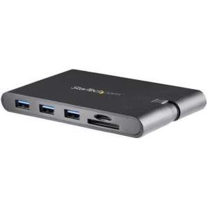 StarTech.com USB-C adapter met HDMI en VGA 3x USB 3.0 SD/Micro SD 85W PD 3.0