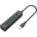 Orico USB 3.0 Hub  4x USB 3.0 poorten - Zwart