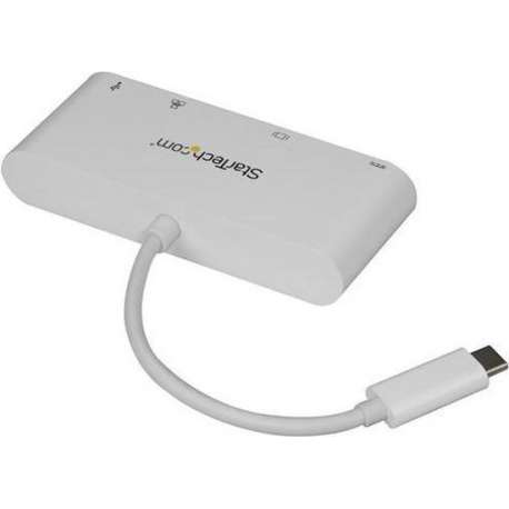 StarTech.com USB-C multiport adapter voor laptops Power Delivery DVI GbE USB 3.0